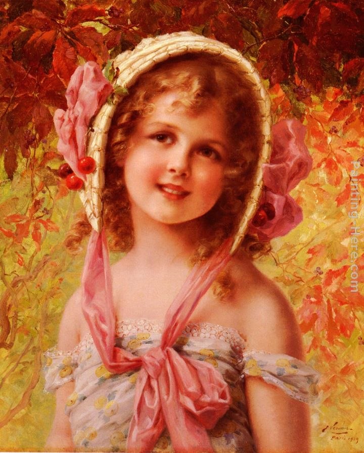Emile Vernon The Cherry Bonnet